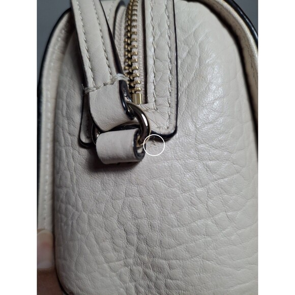 Kate Spade Perri Lane Bubbles Perforated Leather LooLoo Crossbody Cream Mini - Picture 11 of 11